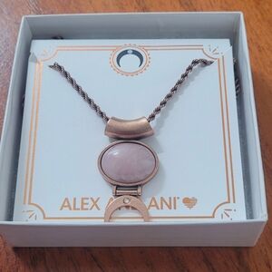 Alex and Ani Rose Quartz Adjustable Necklace